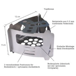 Bushbox Ultralight - Trockenbrennstoffkocher 5 Bushbox Ultralight - Trockenbrennstoffkocher -Zelte Verkäufe bushcraft essentials bushbox ultralight trockenbrennstoffkocher detail 2