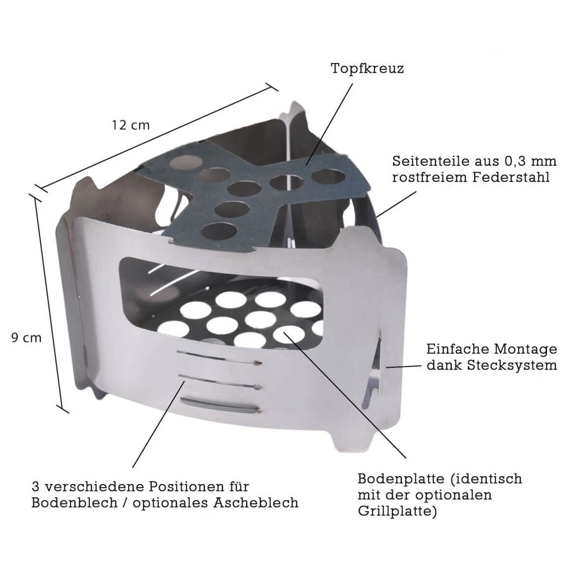 Bushbox Ultralight - Trockenbrennstoffkocher 4 Bushbox Ultralight - Trockenbrennstoffkocher – Bild 2
