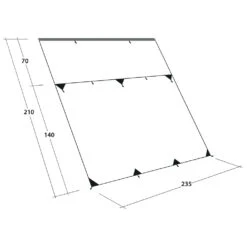 Outwell Hillcrest Tarp - Tarp -Zelte Verkäufe outwell hillcrest tarp tarp detail 6
