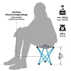 Uquip Trinity L Grey - Campingstuhl -Zelte Verkäufe uquip trinity l grey campingstuhl detail 3